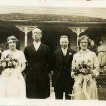 Blanche McCall (nee Clinkman or Klinkman) and George McCall on their Wedding Day